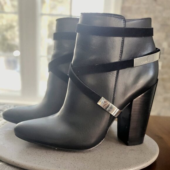 Calvin Klein Ankle Boots. Adriana 7 1/2M - Picture 1 of 12